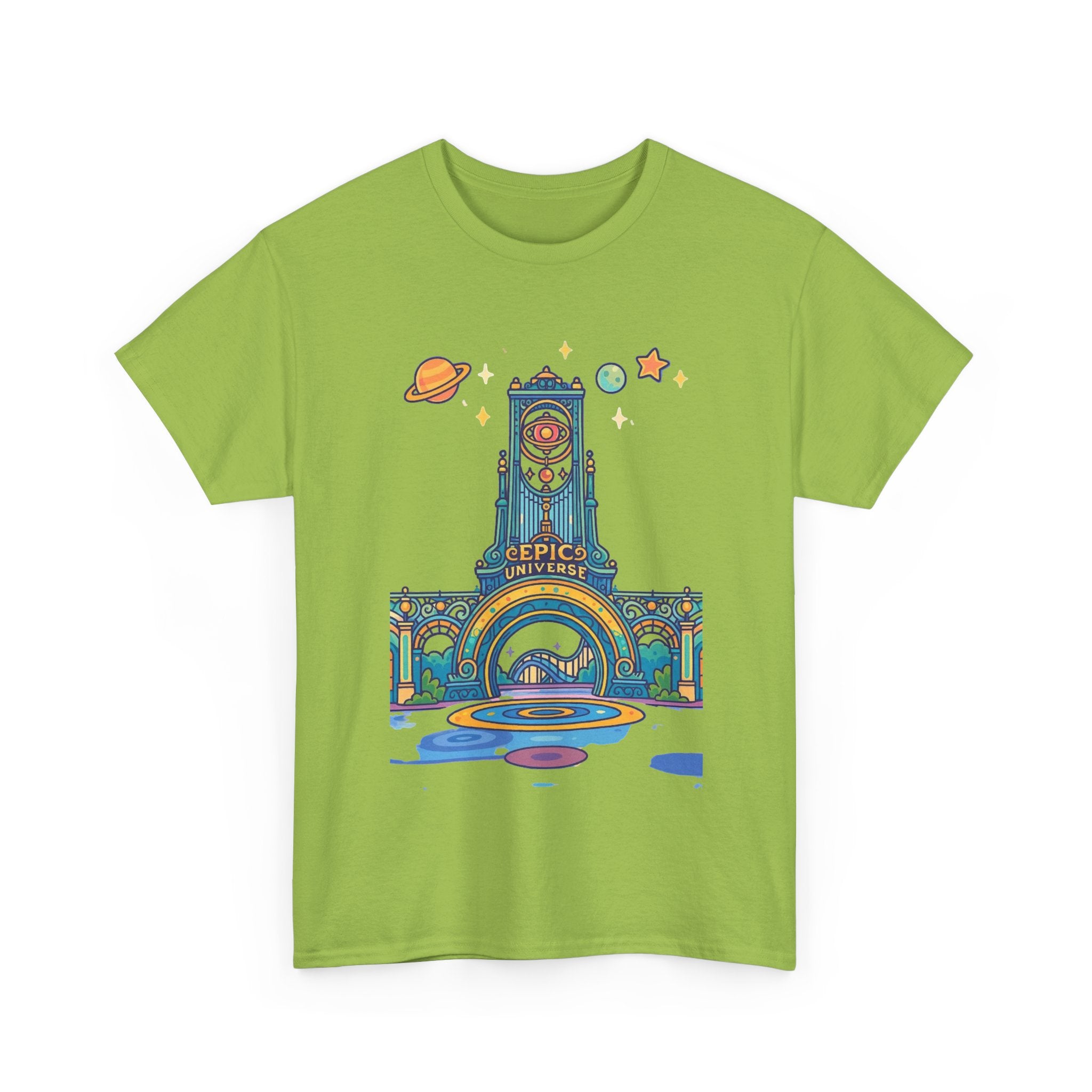 Universal Studios Family Vacation T-Shirt — Retro Space Theater Graphic Tee