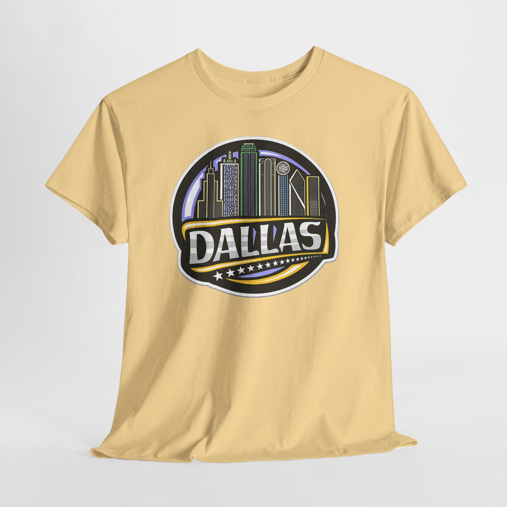 Dallas Skyline Tee — Vintage City Skyline Graphic T-Shirt