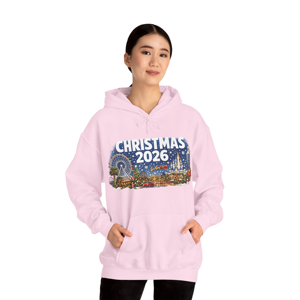 Christmas 2026 Holiday Hoodie — Festive Winter Village Sweatshirt