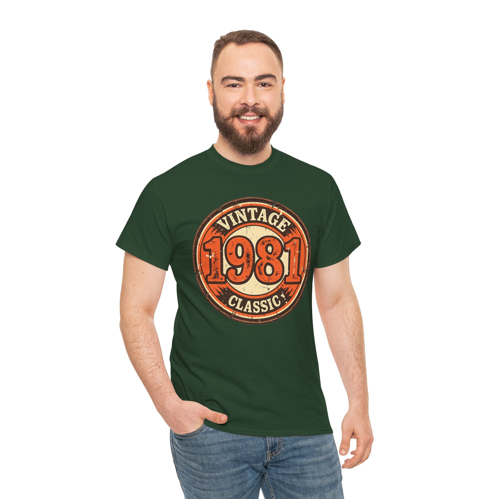 Vintage 1981 Classic T-Shirt — Retro Birthday Tee