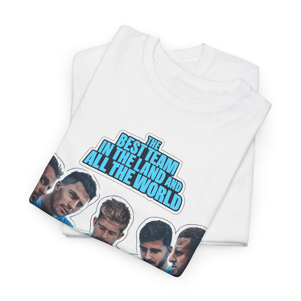 Manchester City — "Best Team in the Land and All the World" Cotton T-Shirt