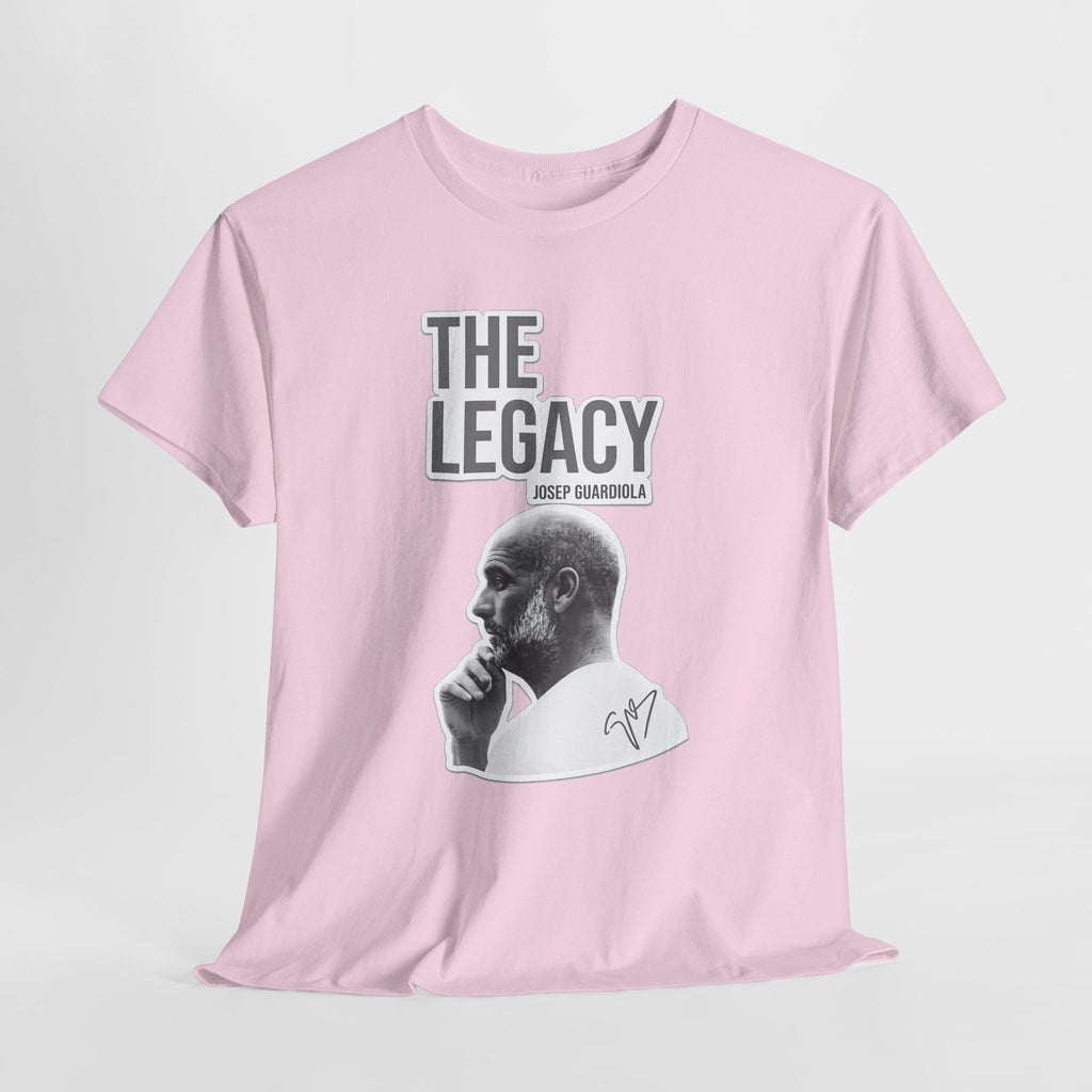 Pep Guardiola Manchester City The Legacy Tee — Inspirational Portrait Graphic T-Shirt
