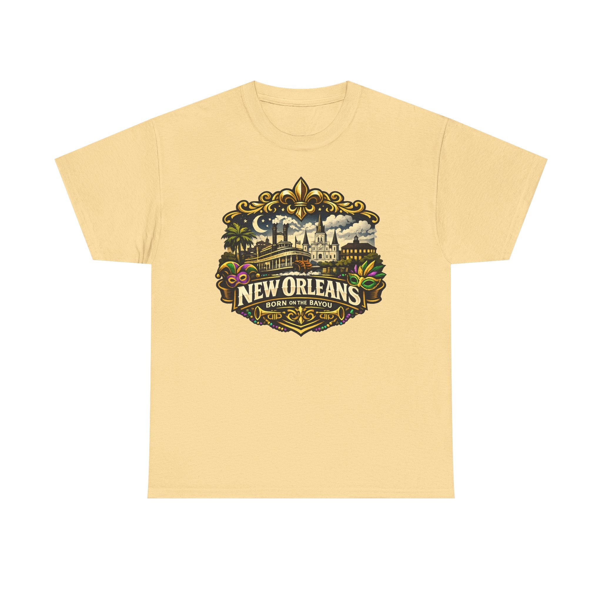 New Orleans Vintage Badge Tee — Crescent City Souvenir T-Shirt