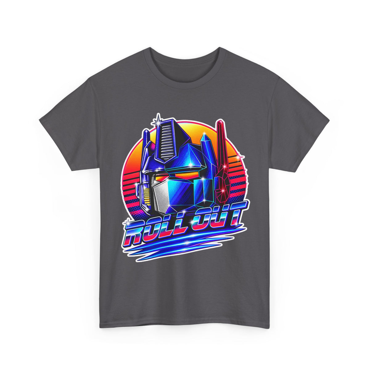 “Roll Out” Optimus-Inspired Graphic Transformers Cotton T-Shirt