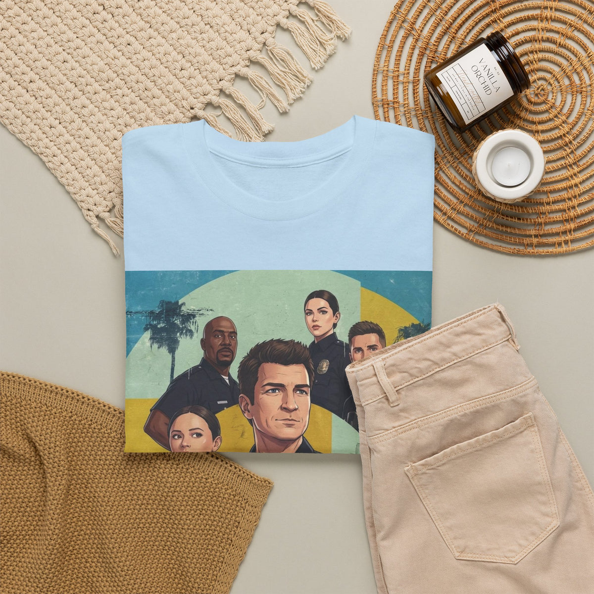 The Rookie TV Cast Graphic Tee — Vintage Poster Style Shirt