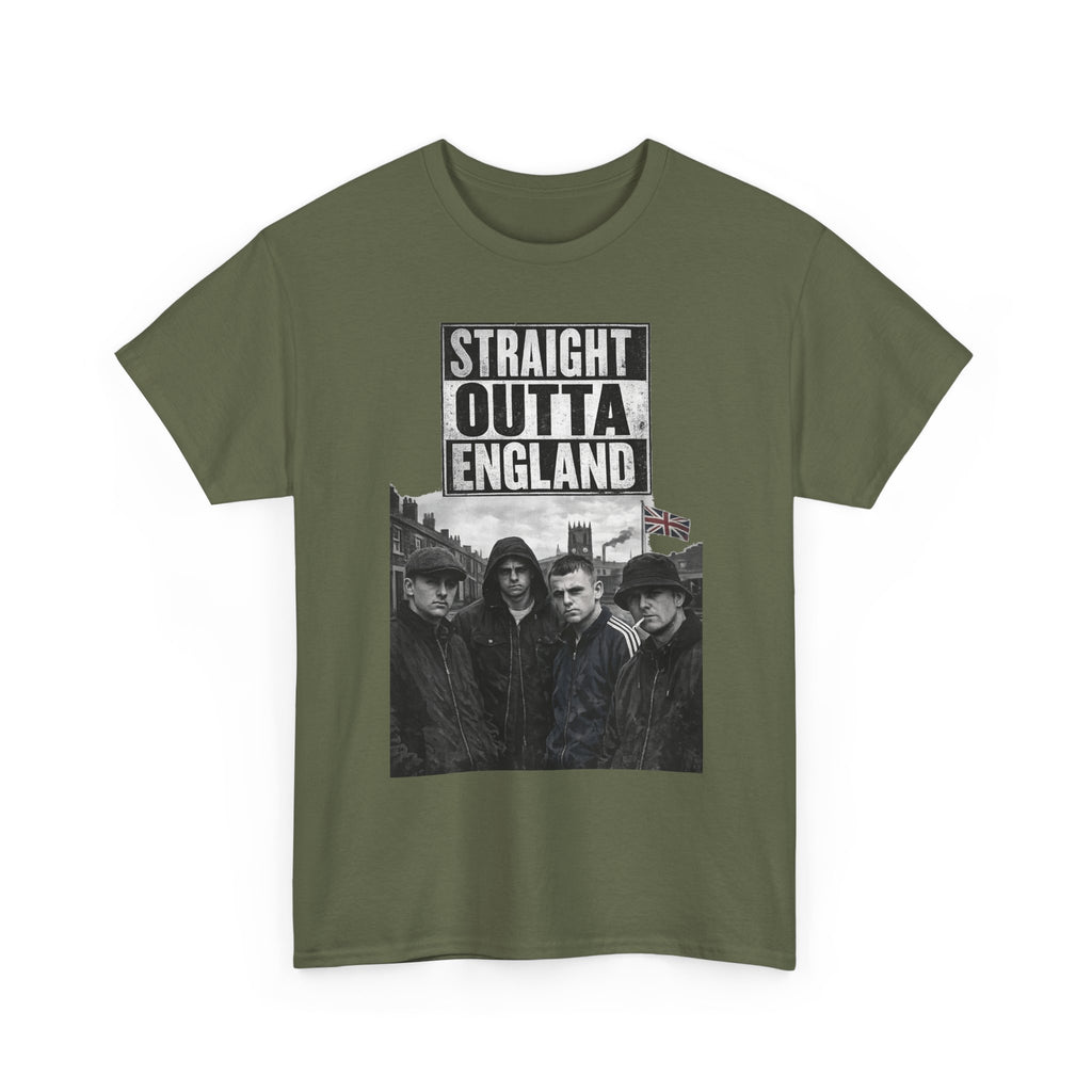 Straight Outta England T-Shirt — Retro Band Photo Tee