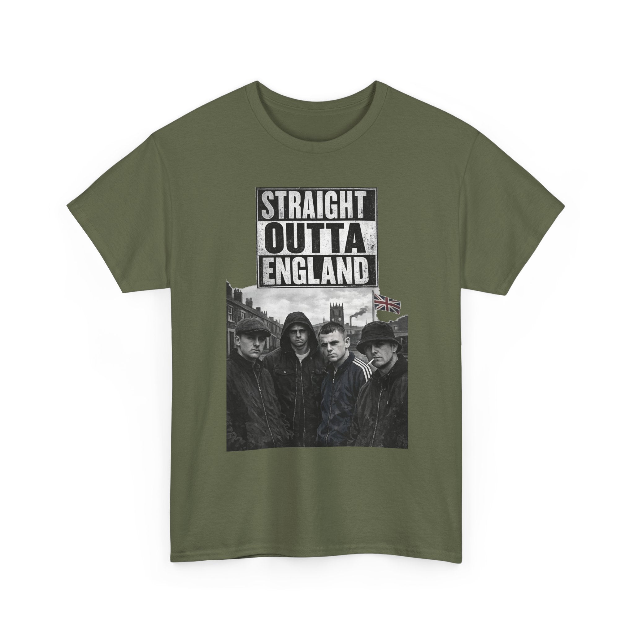 Straight Outta England T-Shirt — Retro Band Photo Tee