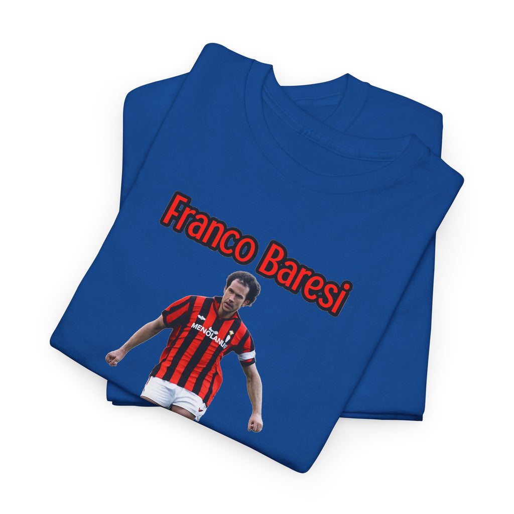Franco Baresi Legend Tee — AC Milan Retro Soccer Graphic T-Shirt