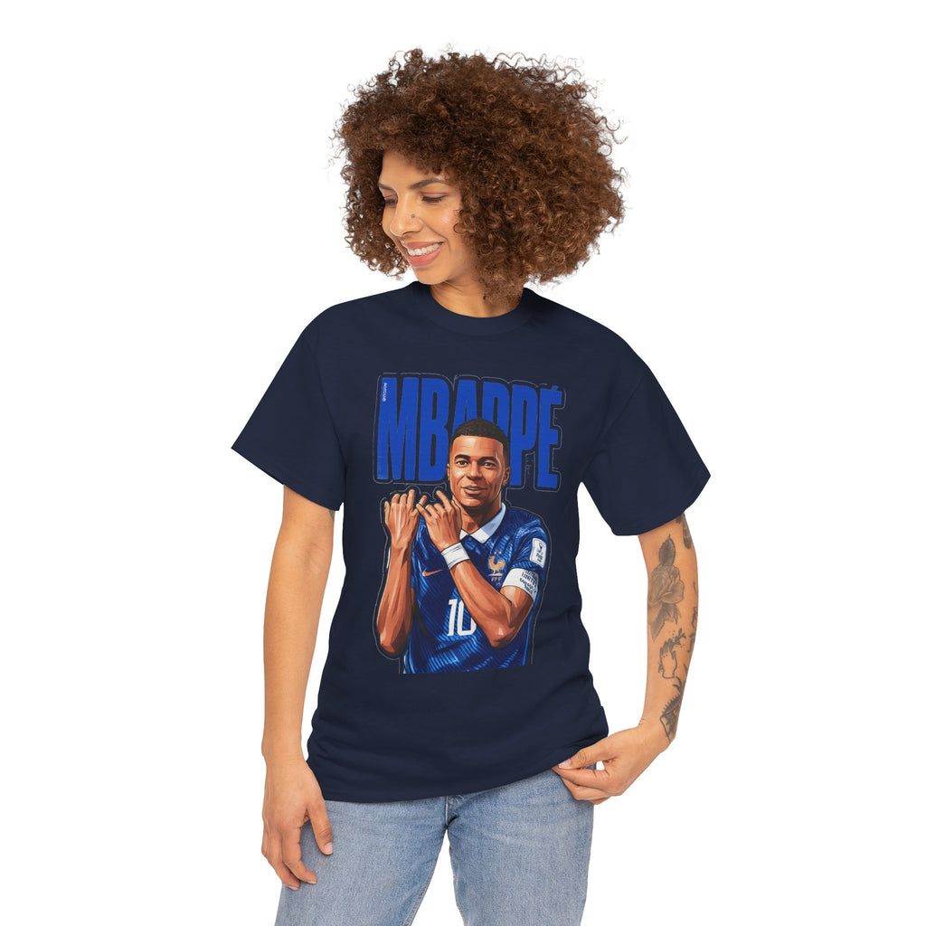 MBAPPE Graphic Shirt Soccer Star Portrait Tee — "