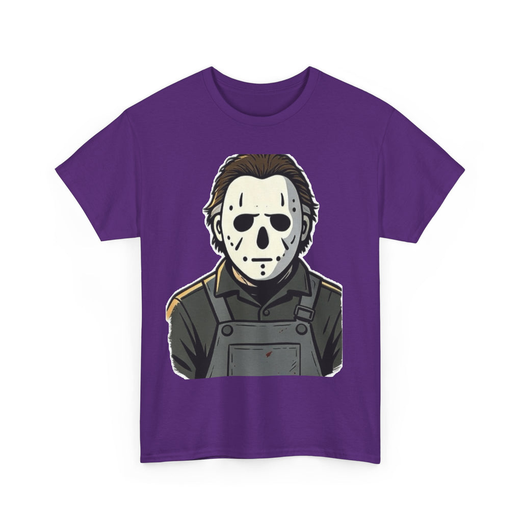 Horror Mask Tee — Jason-Inspired Halloween T-Shirt
