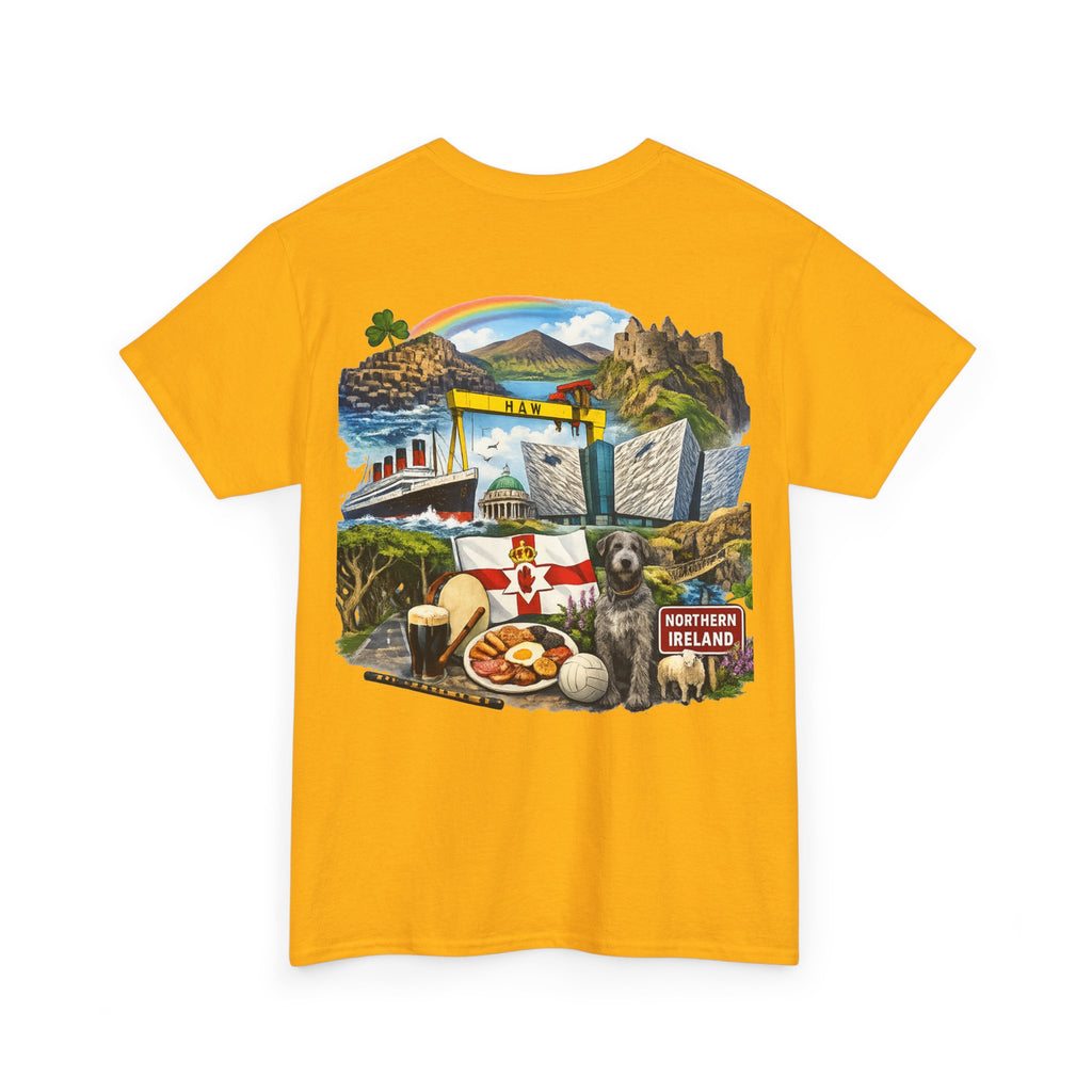 Northern Ireland Collage Tee — "Make Northern Ireland Great Again" Graphic T-Shirt