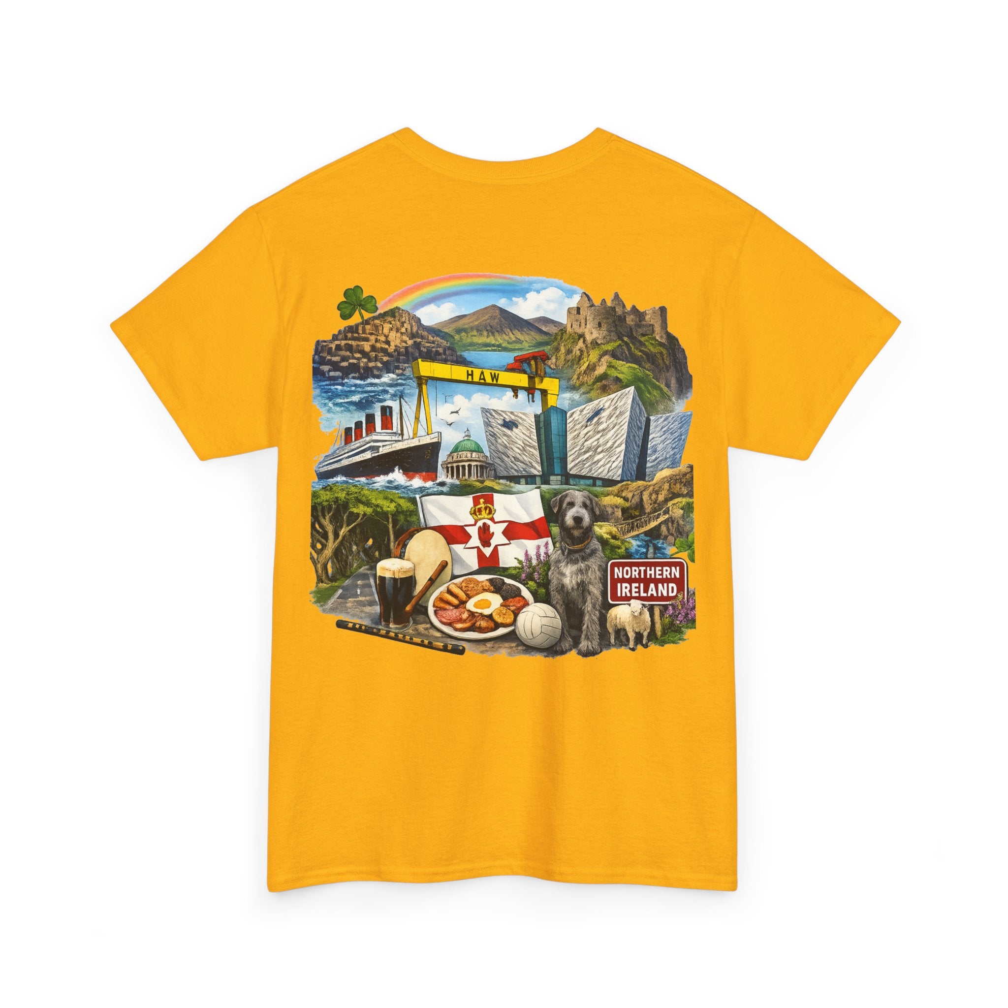 Northern Ireland Collage Tee — "Make Northern Ireland Great Again" Graphic T-Shirt