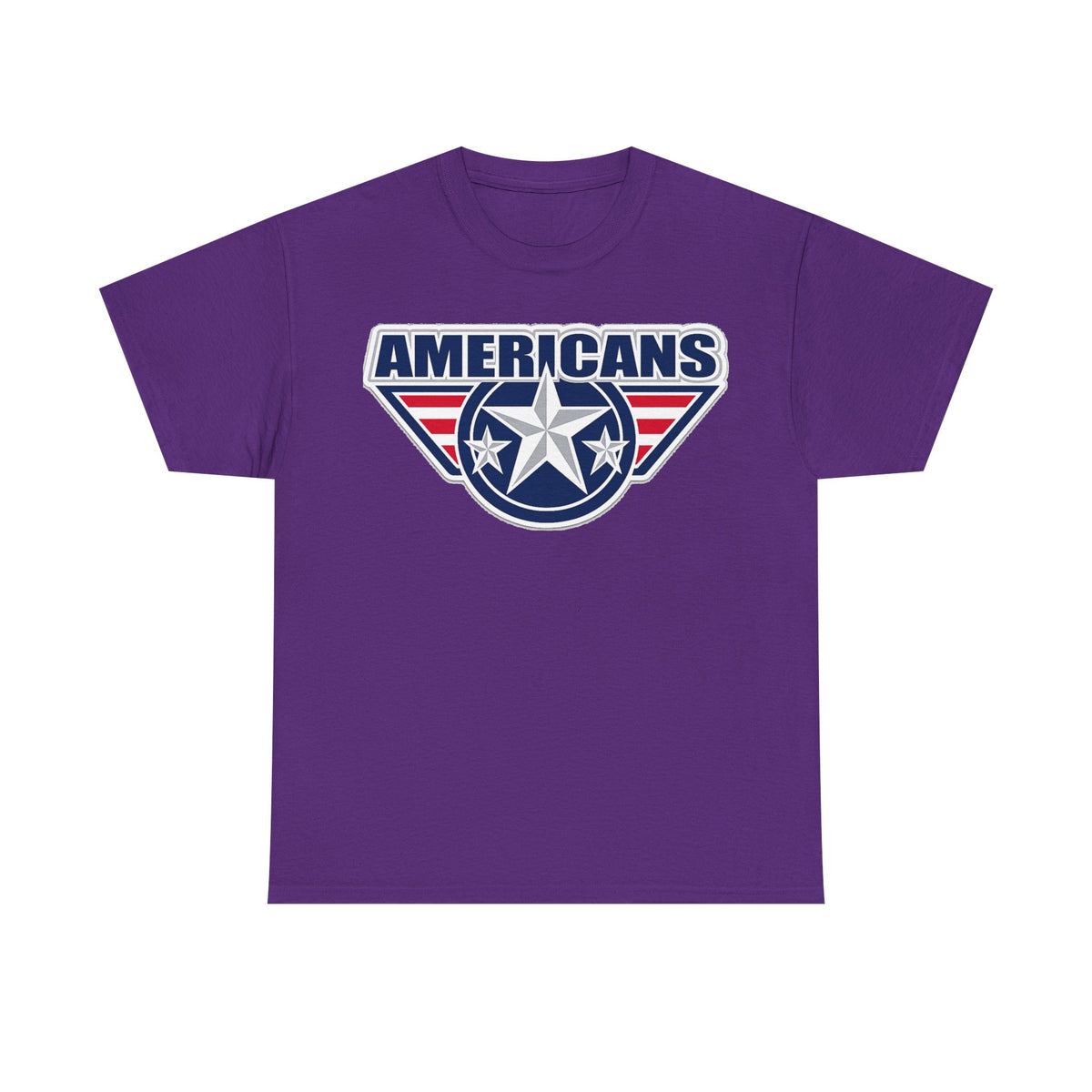 Americans Patriotic Star T‑Shirt — Red White Blue USA Graphic Tee