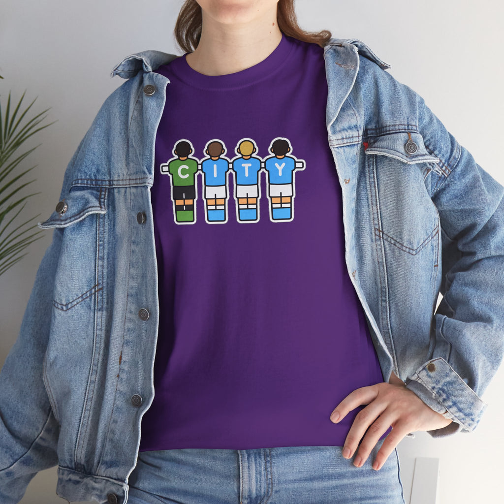City Soccer Team Tee — Retro Foosball Players Graphic T-Shirt