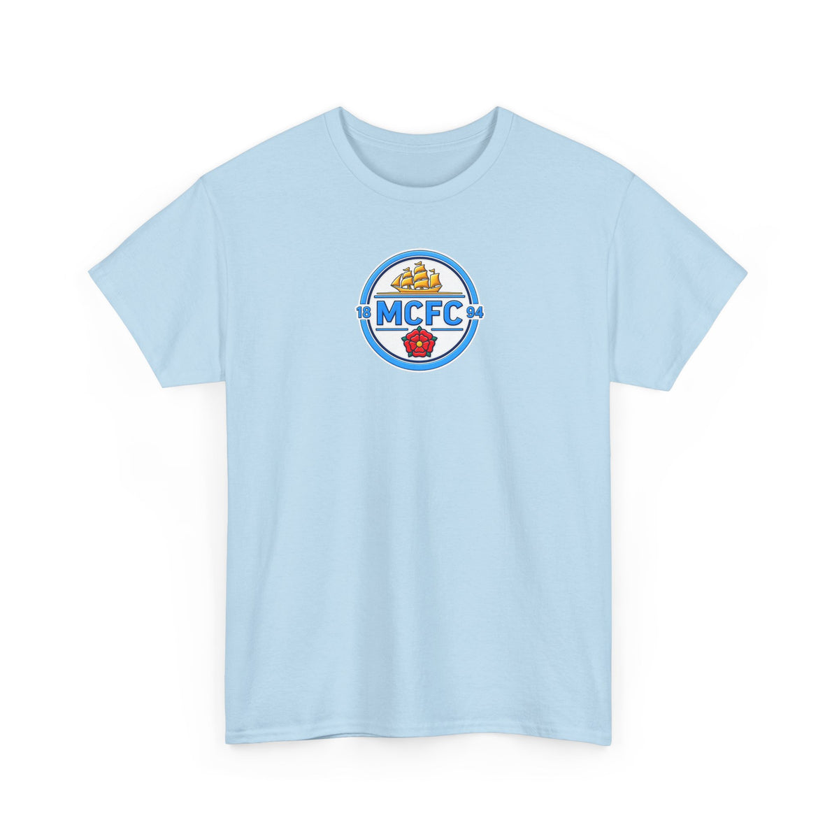 MCFC Retro Crest T‑Shirt — Vintage Soccer Fan Tee