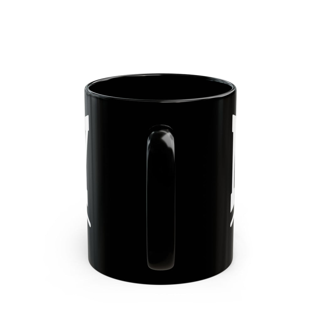 Black Mug — Man City 'Innocent' Bold Typography Coffee Cup