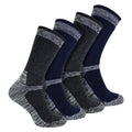 4 Pack Mens Cotton Reinforced Industrial Outdoor Work Socks