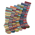 6 Pairs Ladies Knee High Nordic Patterns Socks