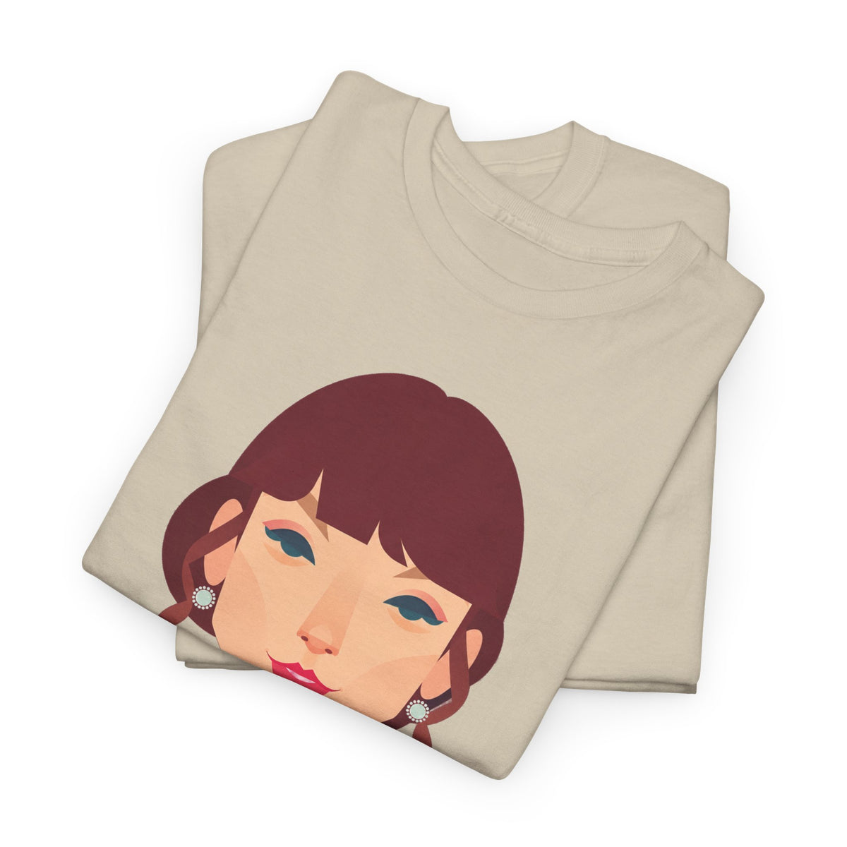 T Swift Illustration Cotton T-Shirt