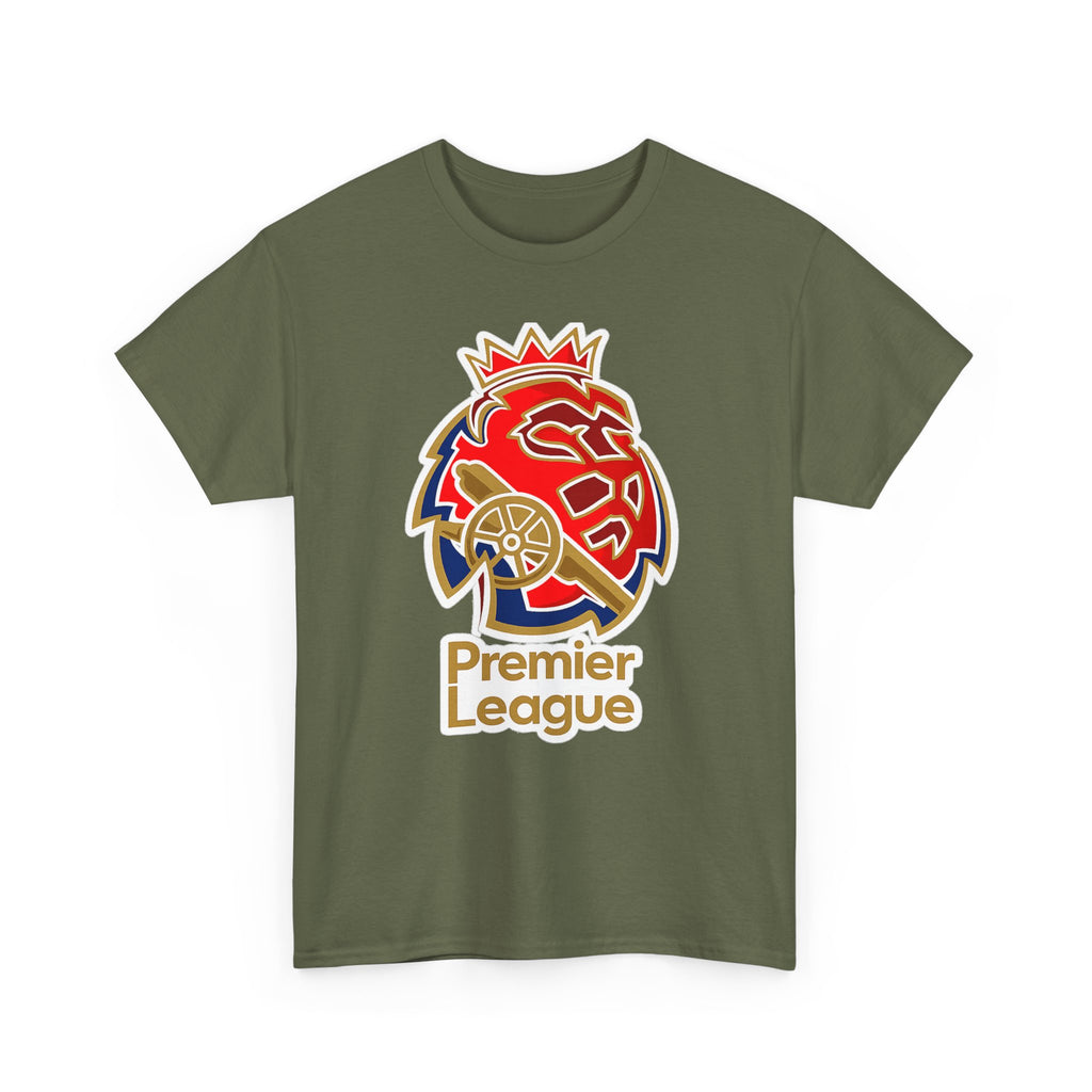 Arsenal Premier League Lion Logo T-Shirt — Soccer Fan Tee
