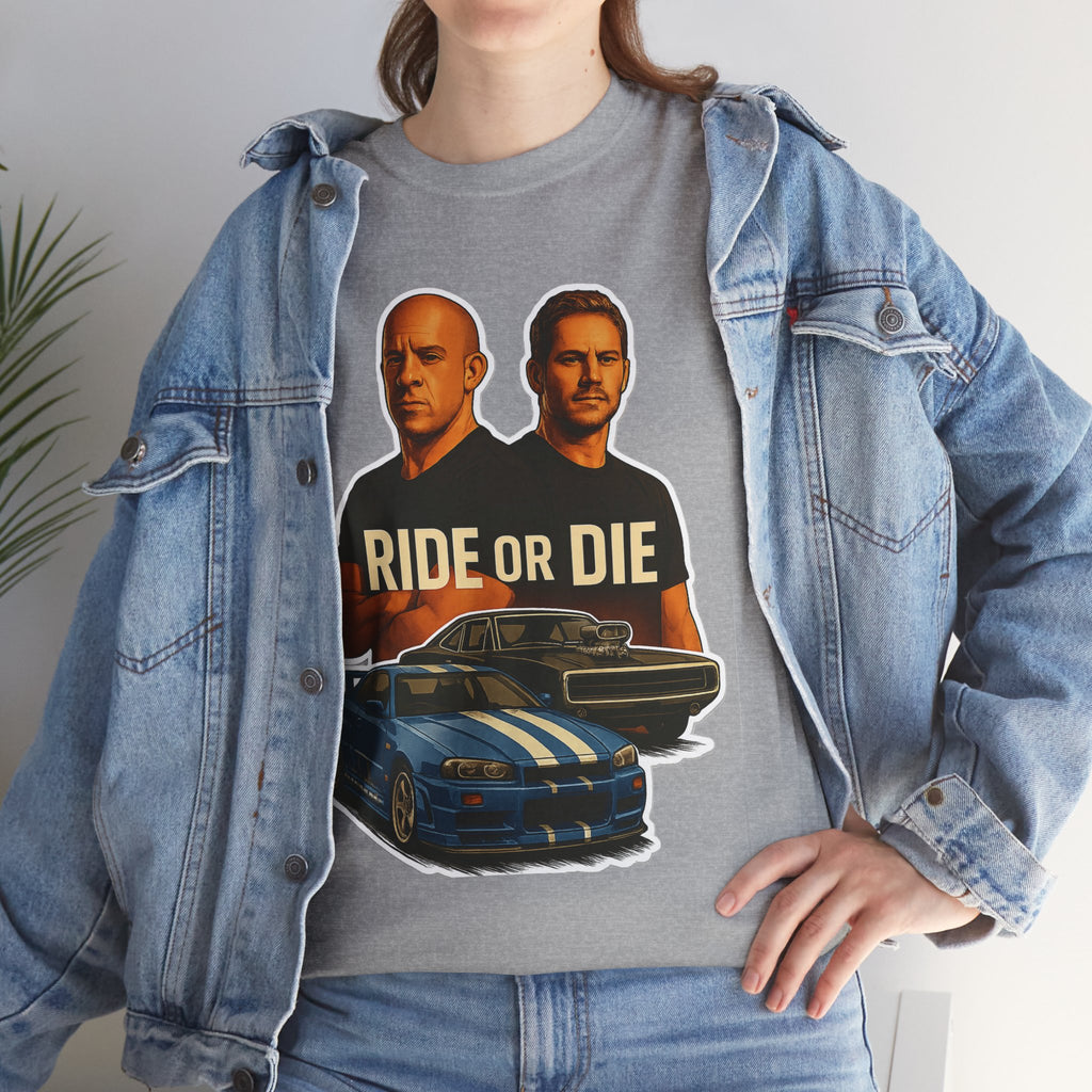 Ride or Die Street Racing Graphic Cotton Tee