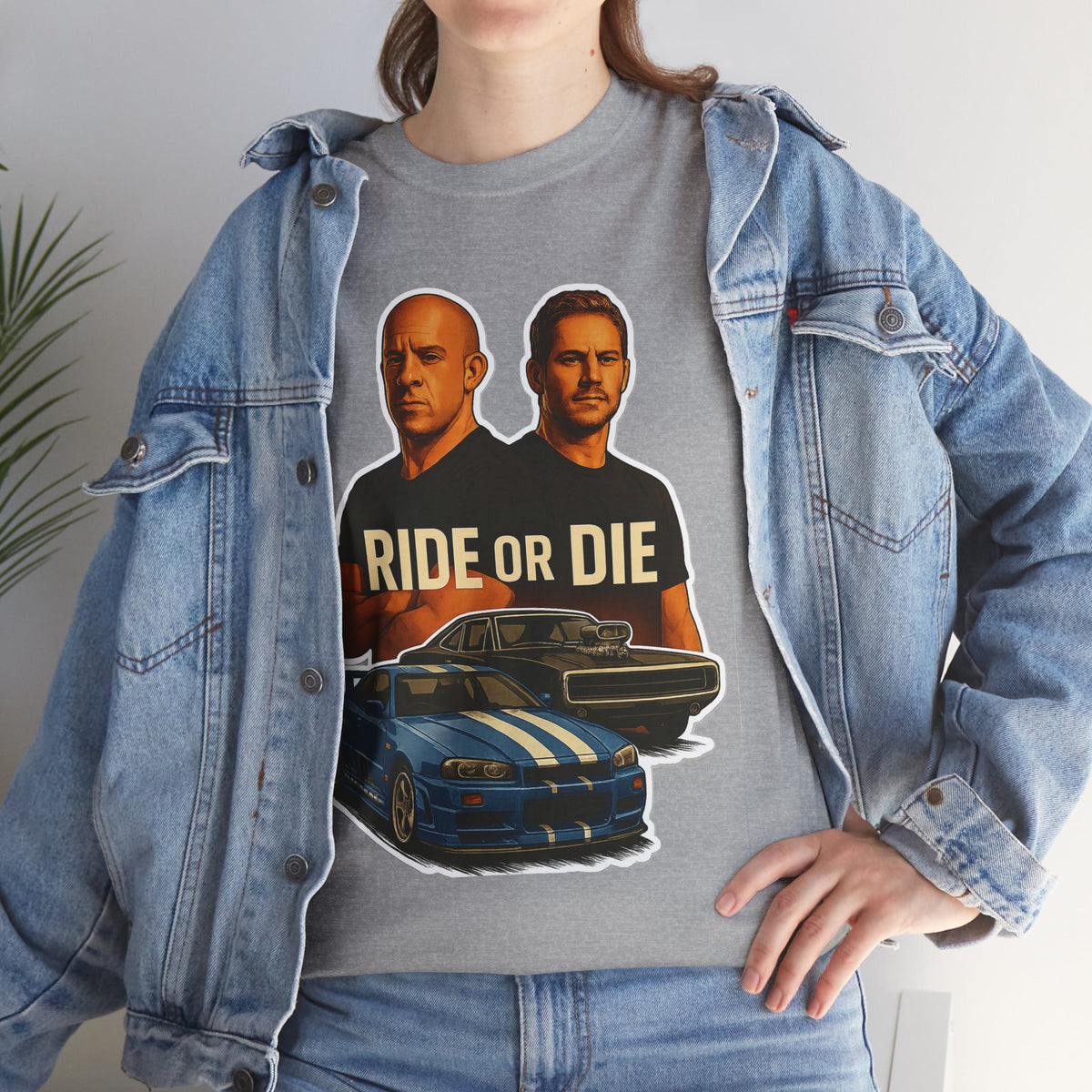 Ride or Die Street Racing Graphic Cotton Tee