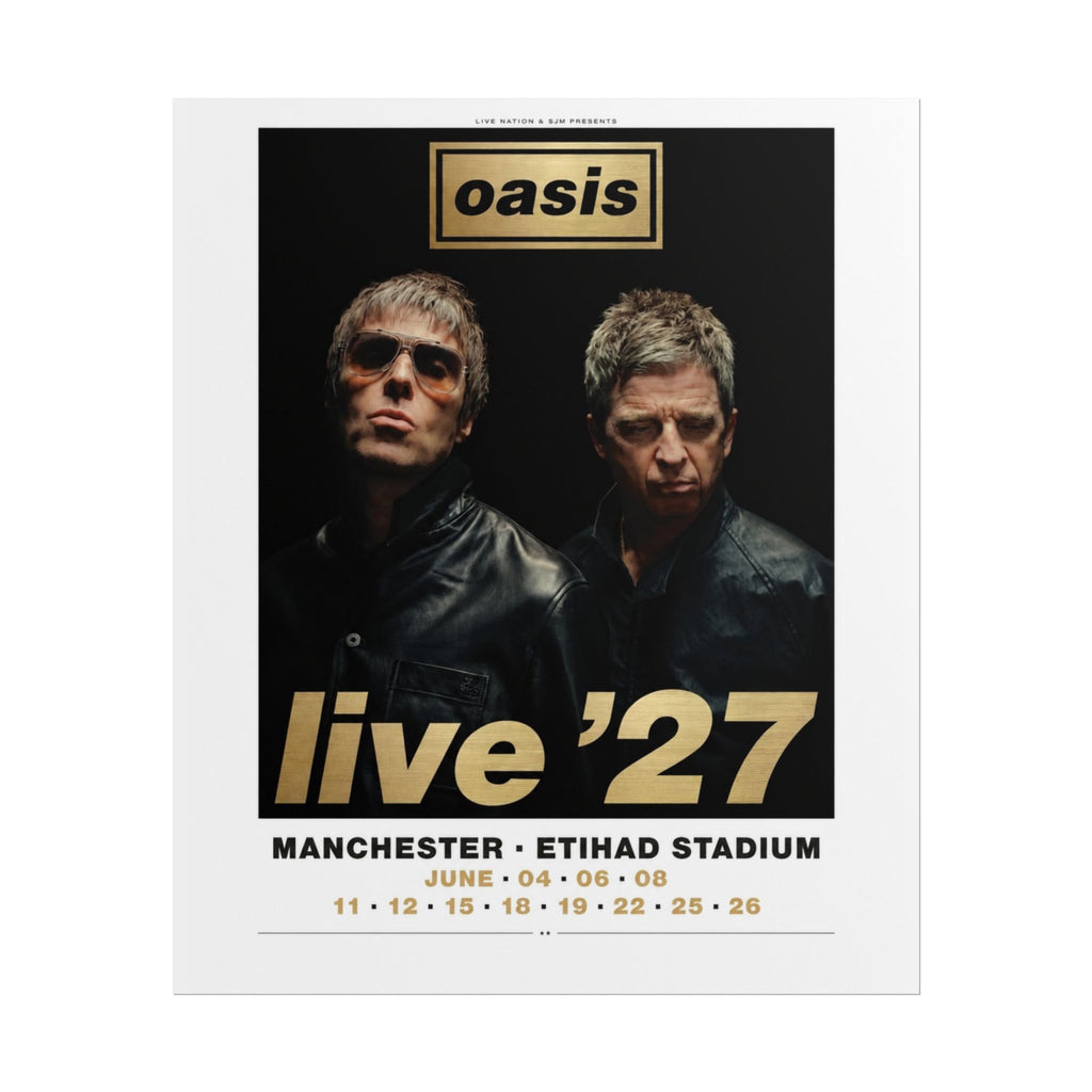 Oasis Live '27 Inspired Tour Poster