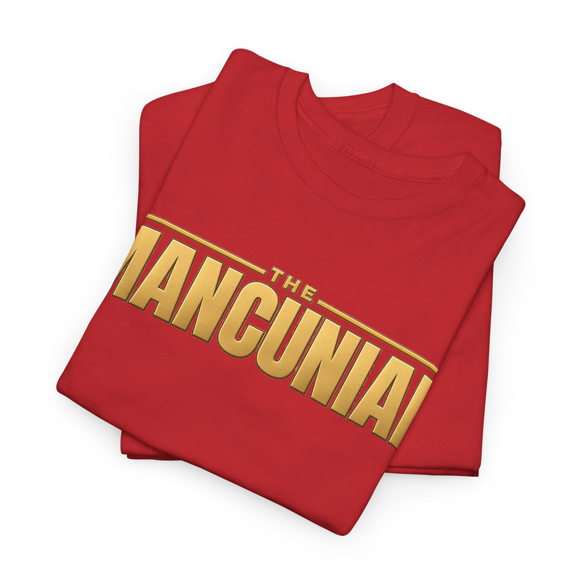 Mancunian Gold Logo Cotton T‑Shirt