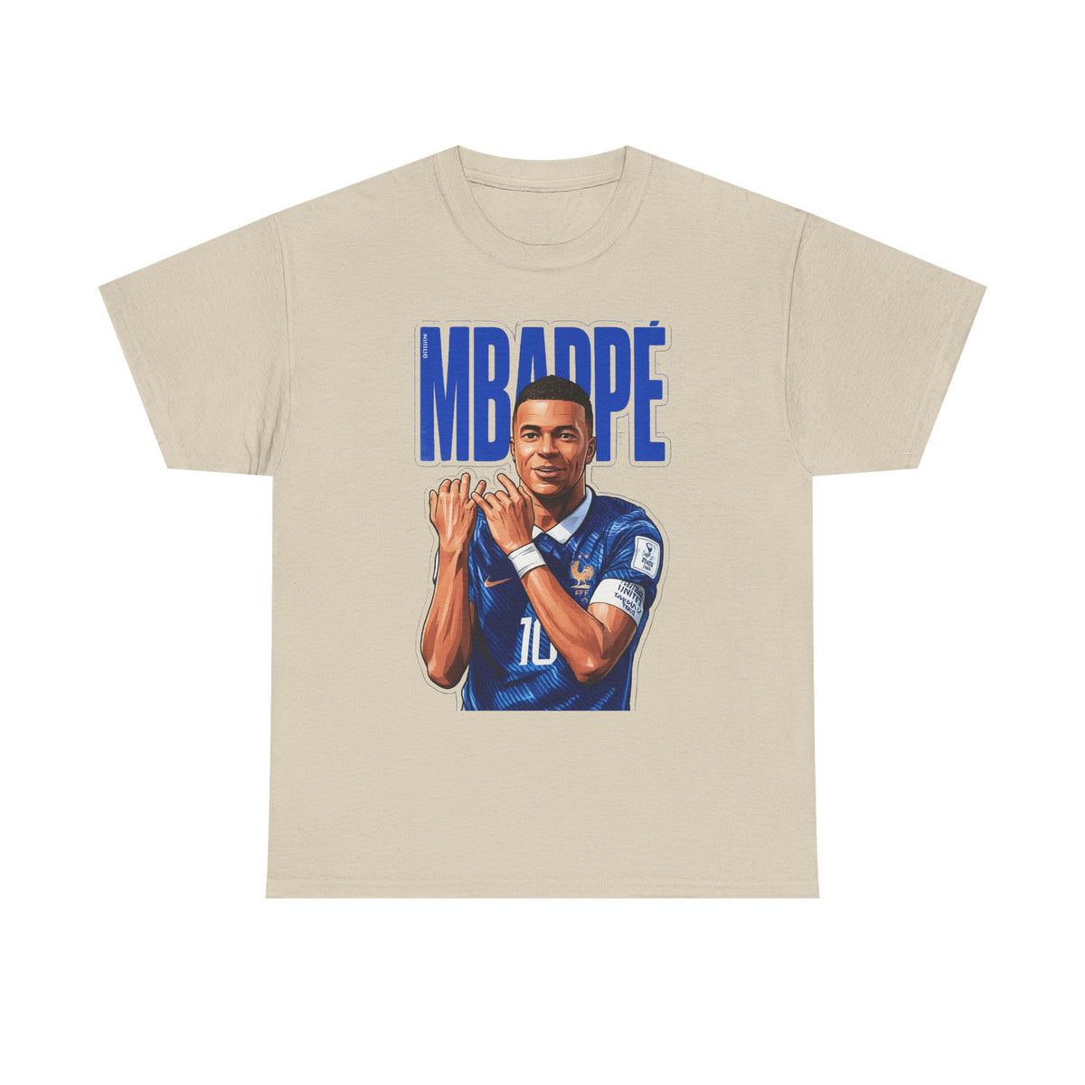 MBAPPE Graphic Shirt Soccer Star Portrait Tee — "