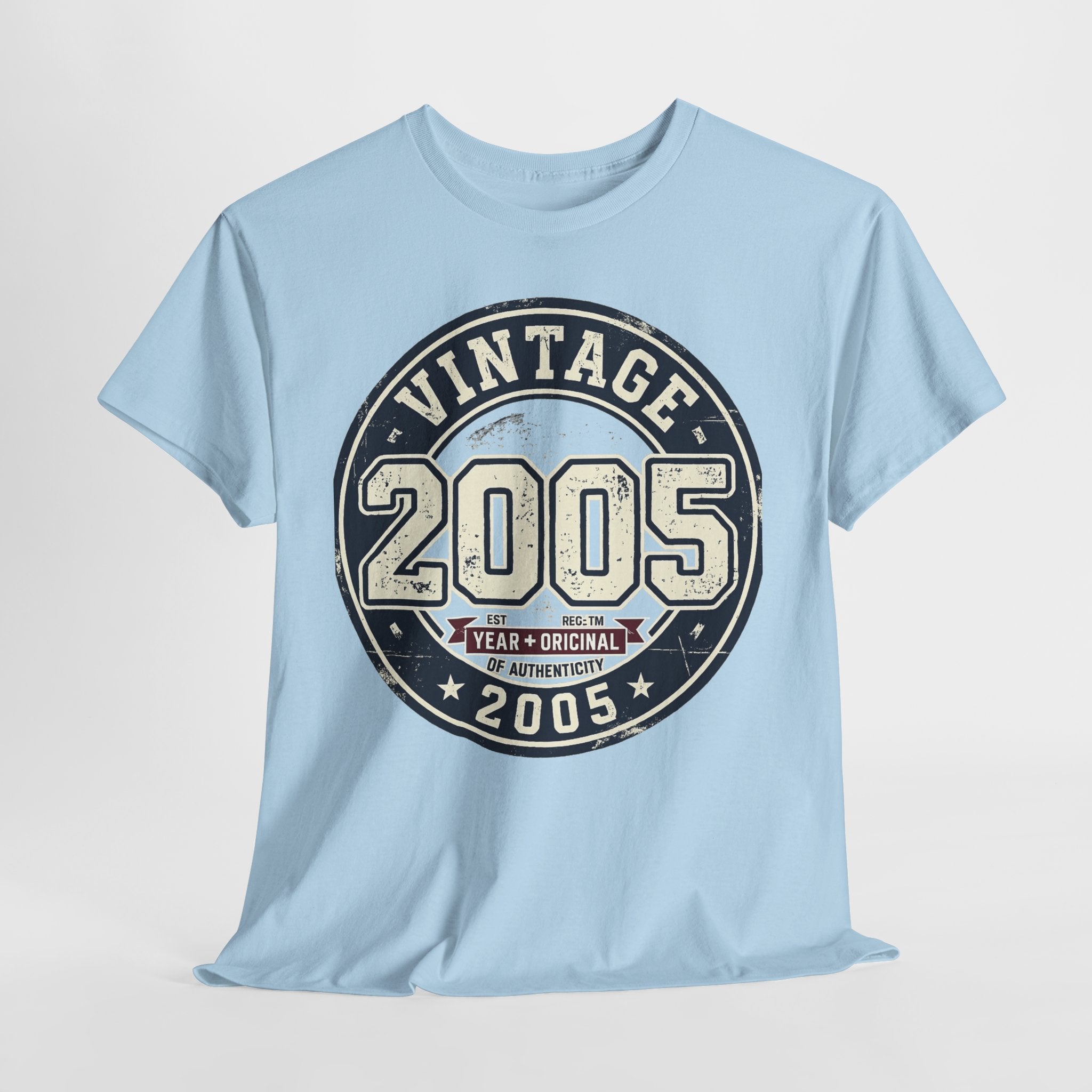 Vintage 2005 T-Shirt — Retro Birth Year Graphic Tee
