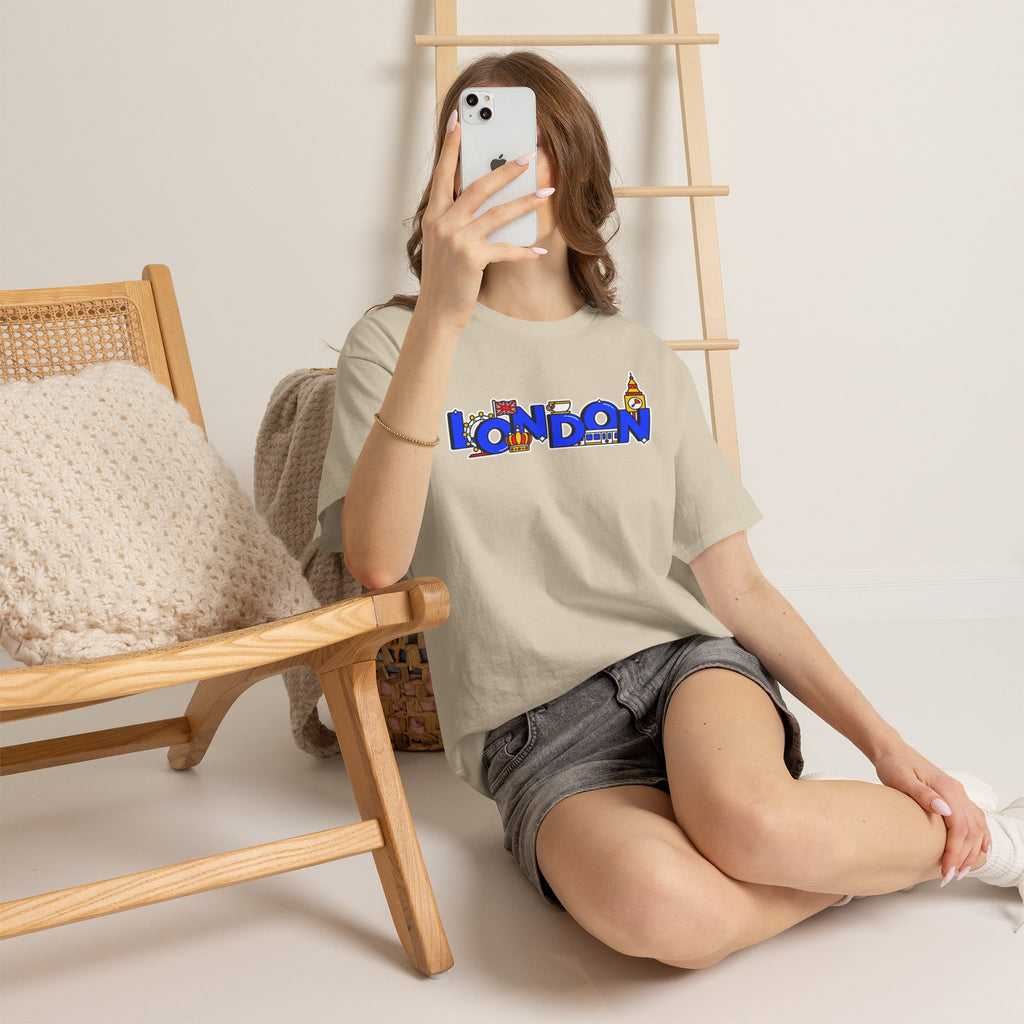 London Cityscape Tee — Illustrated London Landmarks Shirt