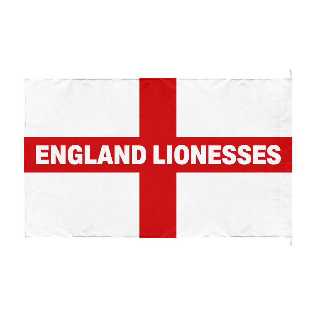 England Lionesses Flag — Double-Sided St George Support Banner