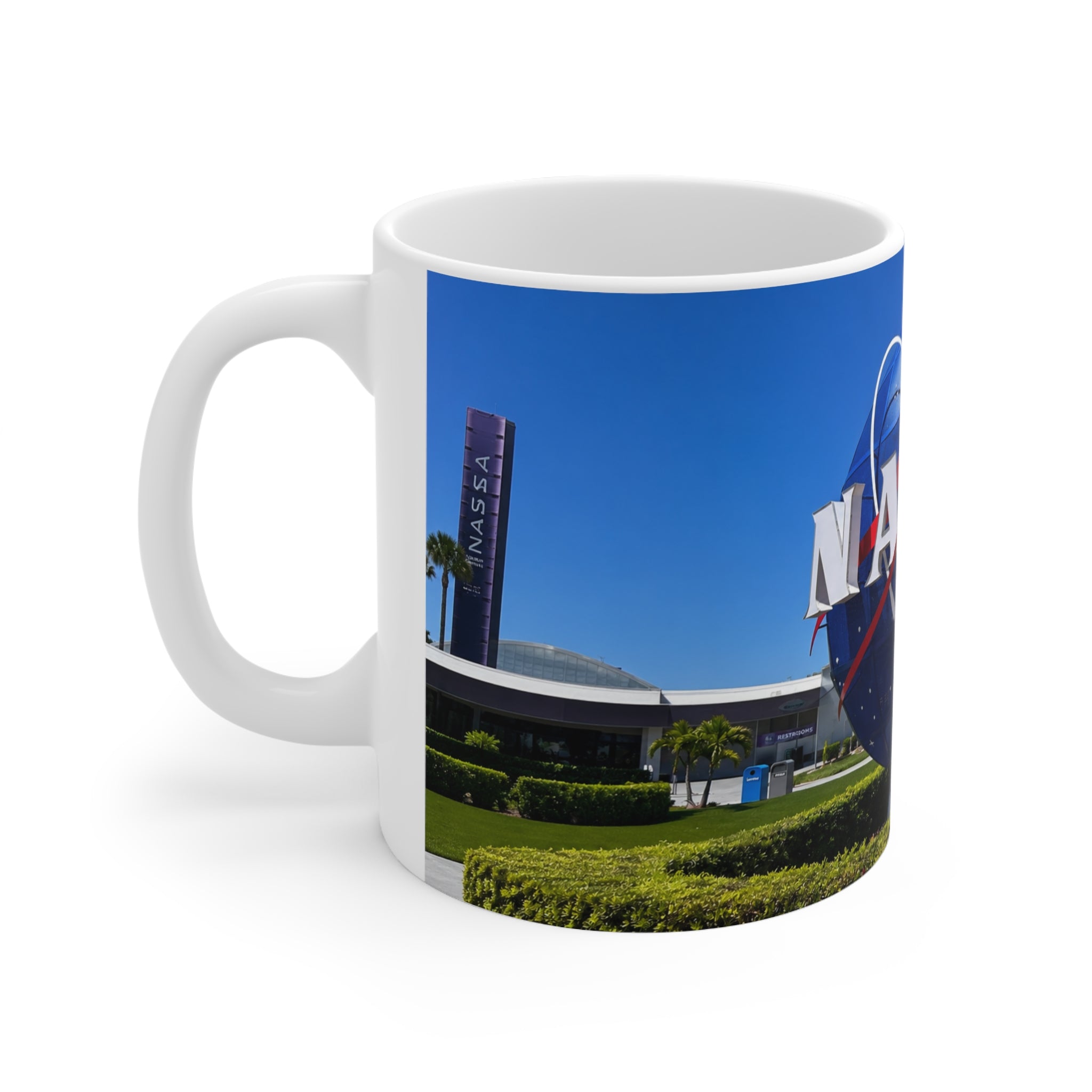 NASA Logo Ceramic Coffee Mug — 11oz & 15oz Space Exploration Gift