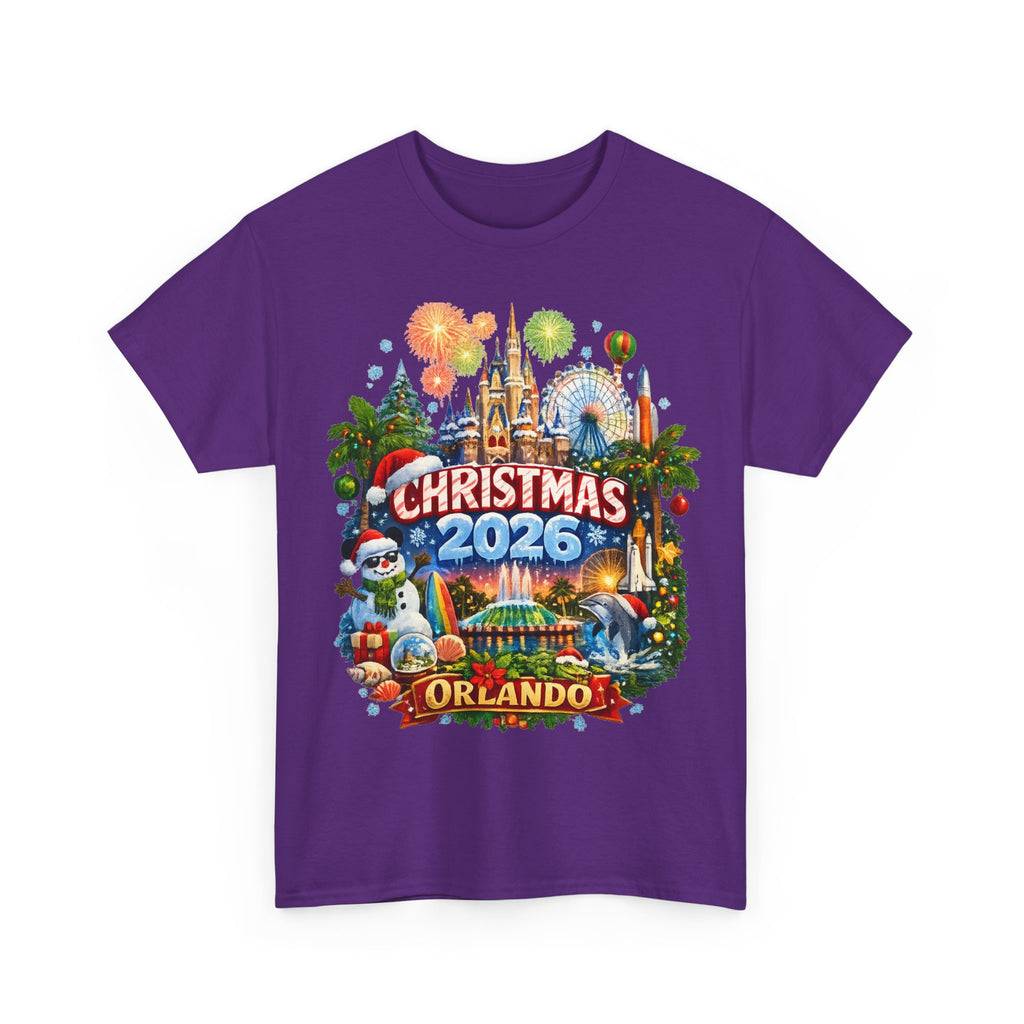 Christmas 2026 Orlando T-Shirt — Holiday Theme Park Souvenir Tee