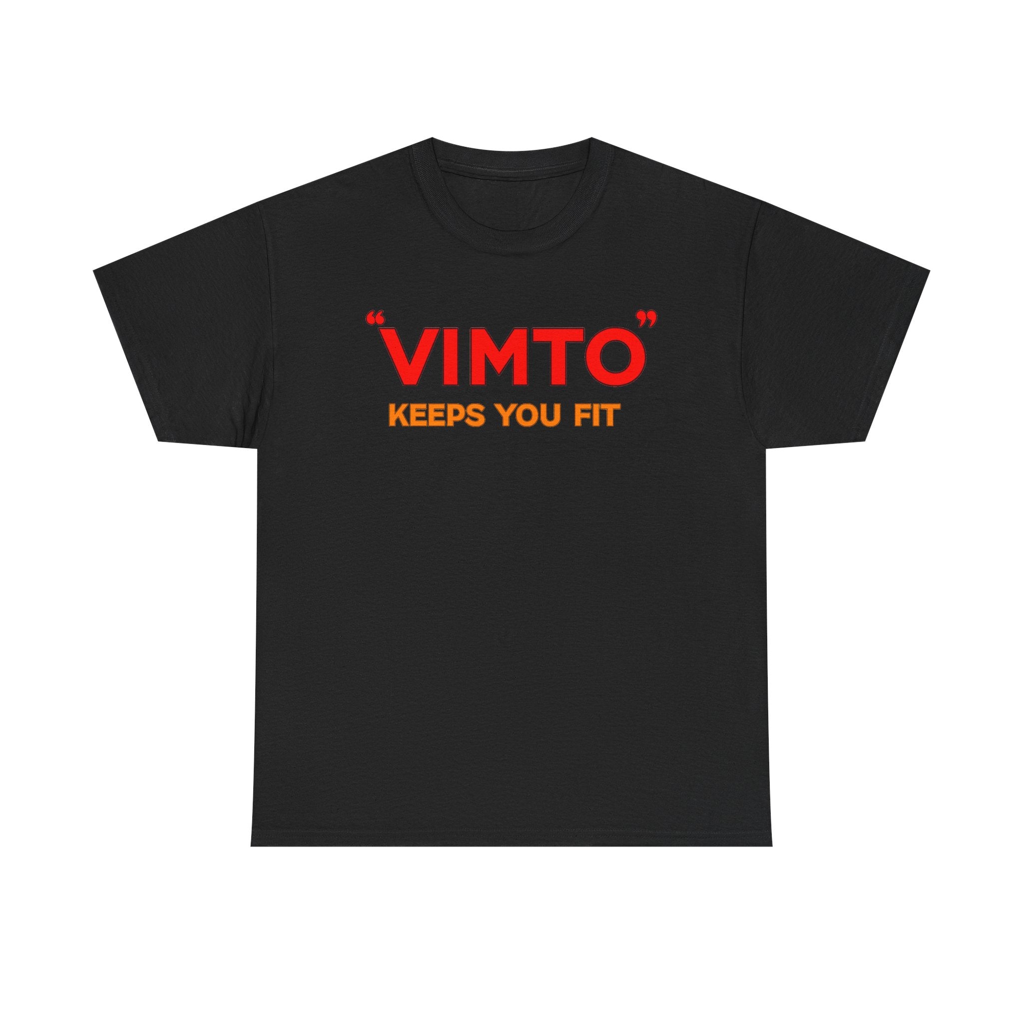 VIMTO "Keeps You Fit" Graphic Tee — Retro Beverage Logo T-Shirt