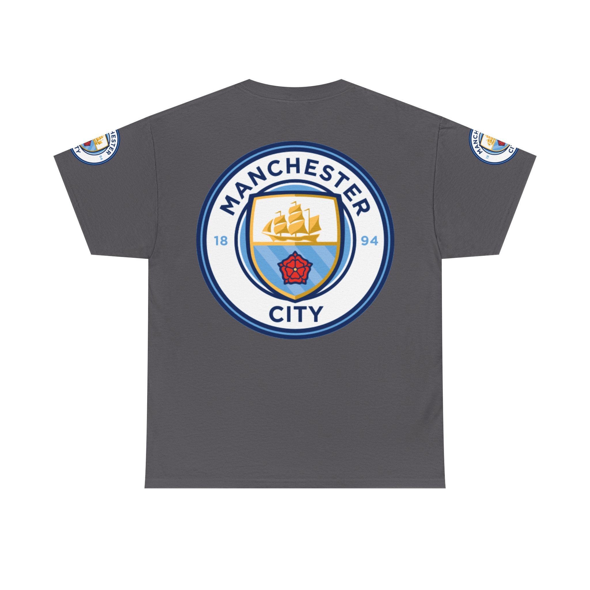 Manchester City Crest T-Shirt — Football Club Logo Tee