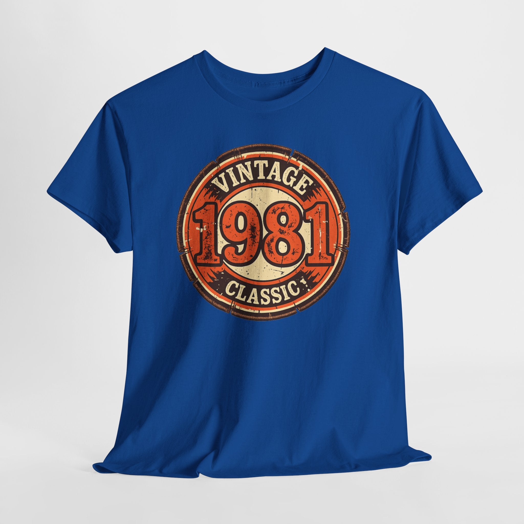 Vintage 1981 Classic T-Shirt — Retro Birthday Tee