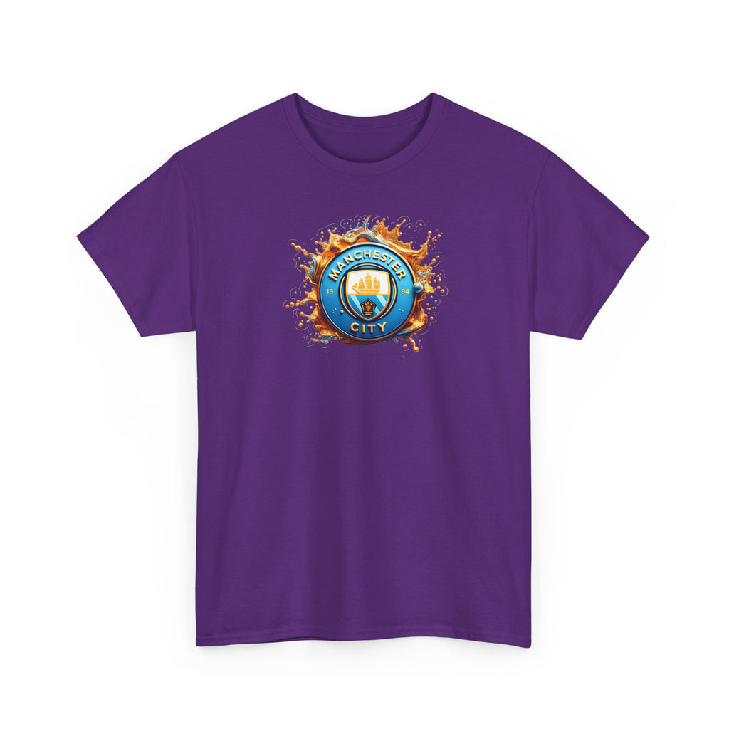Manchester City T-Shirt – 'Eat. Sleep. City. Repeat.' Football Fan Tee