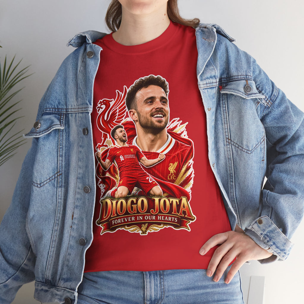 Diogo Jota Liverpool Fan Tee — "Forever in Our Hearts" Soccer Shirt