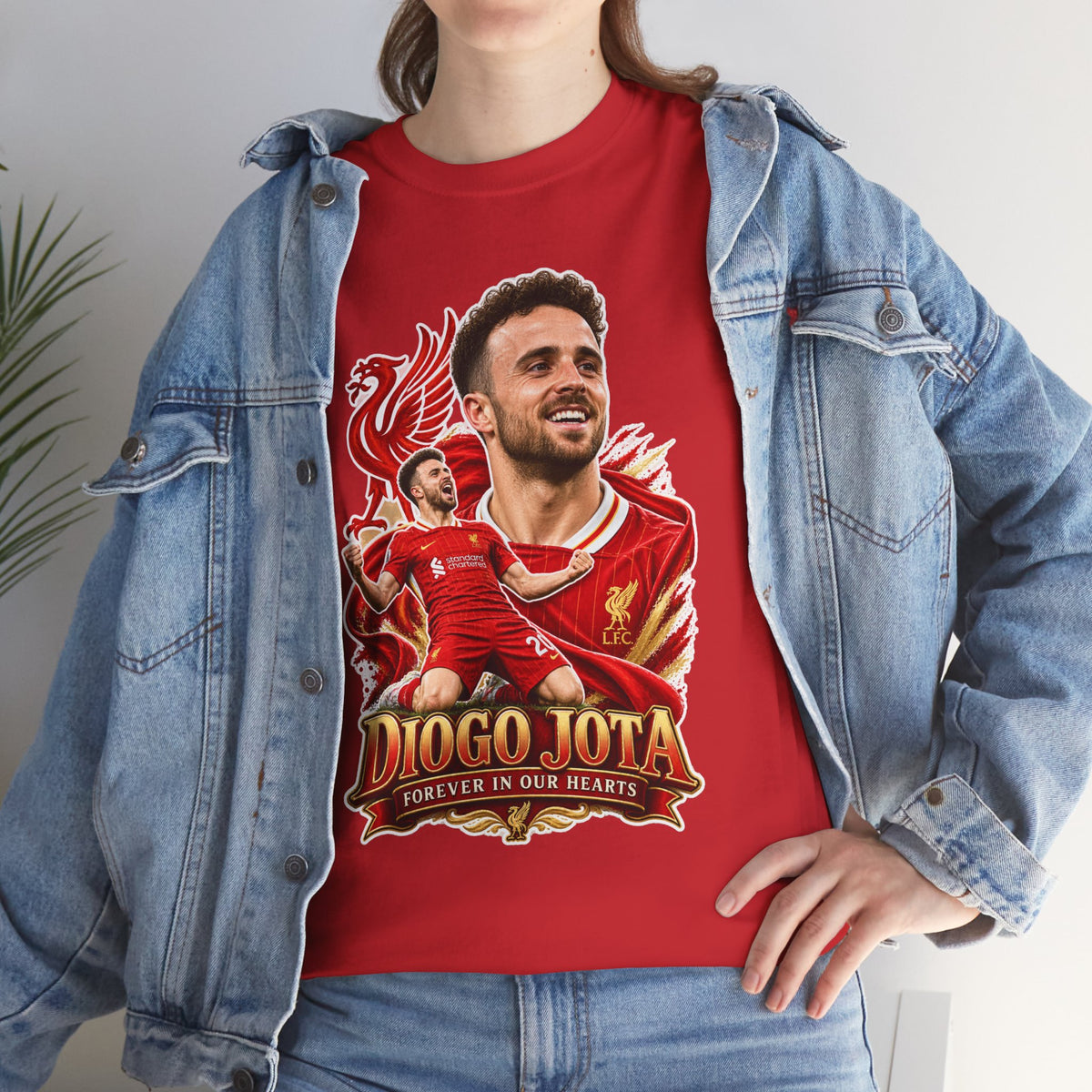 Diogo Jota Liverpool Fan Tee — "Forever in Our Hearts" Soccer Shirt