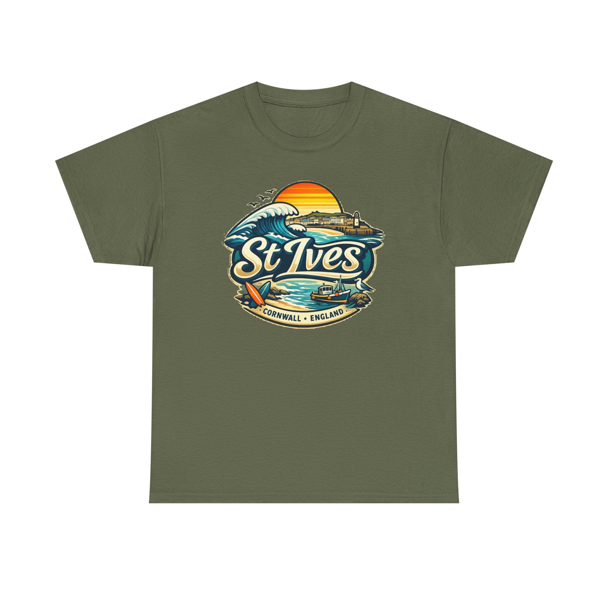 St Ives Cornwall Vintage Surf Tee