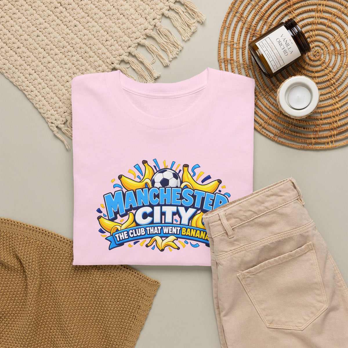 Manchester City "The Club That Went Bananas" Cotton T-Shirt