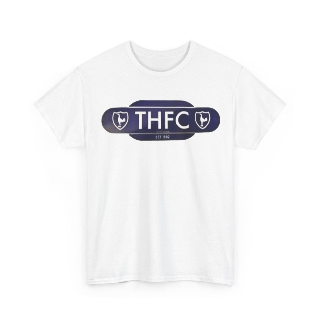 Tottenham Hotspur Railway Sign Tee — Tottenham Football Club Fan Shirt