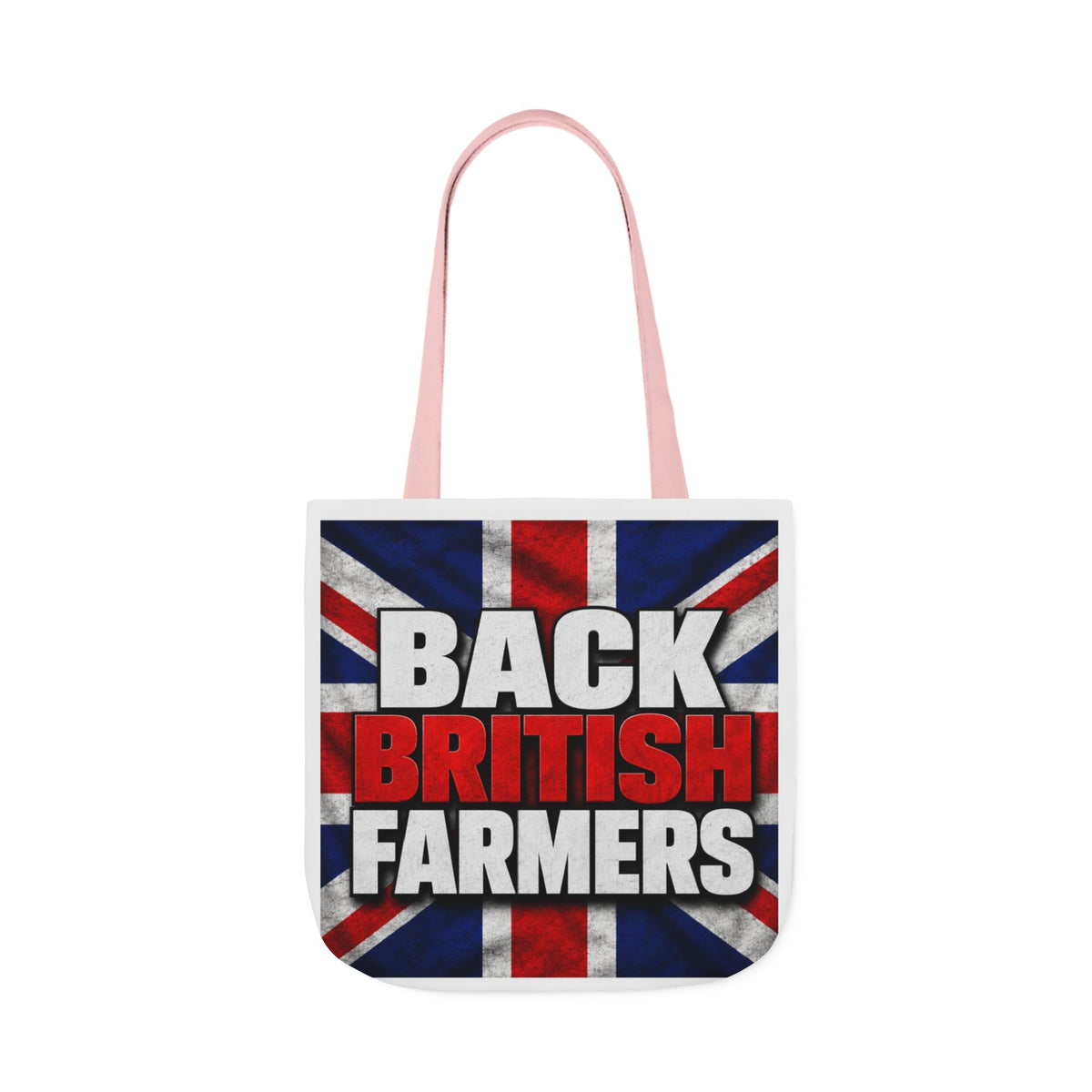 Back British Farmers Canvas Tote Bag — Union Jack Farming Support Tote