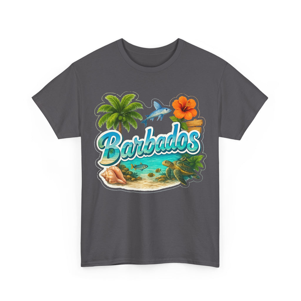 Barbados Beach Graphic Tee — Tropical Island Vacation T‑Shirt
