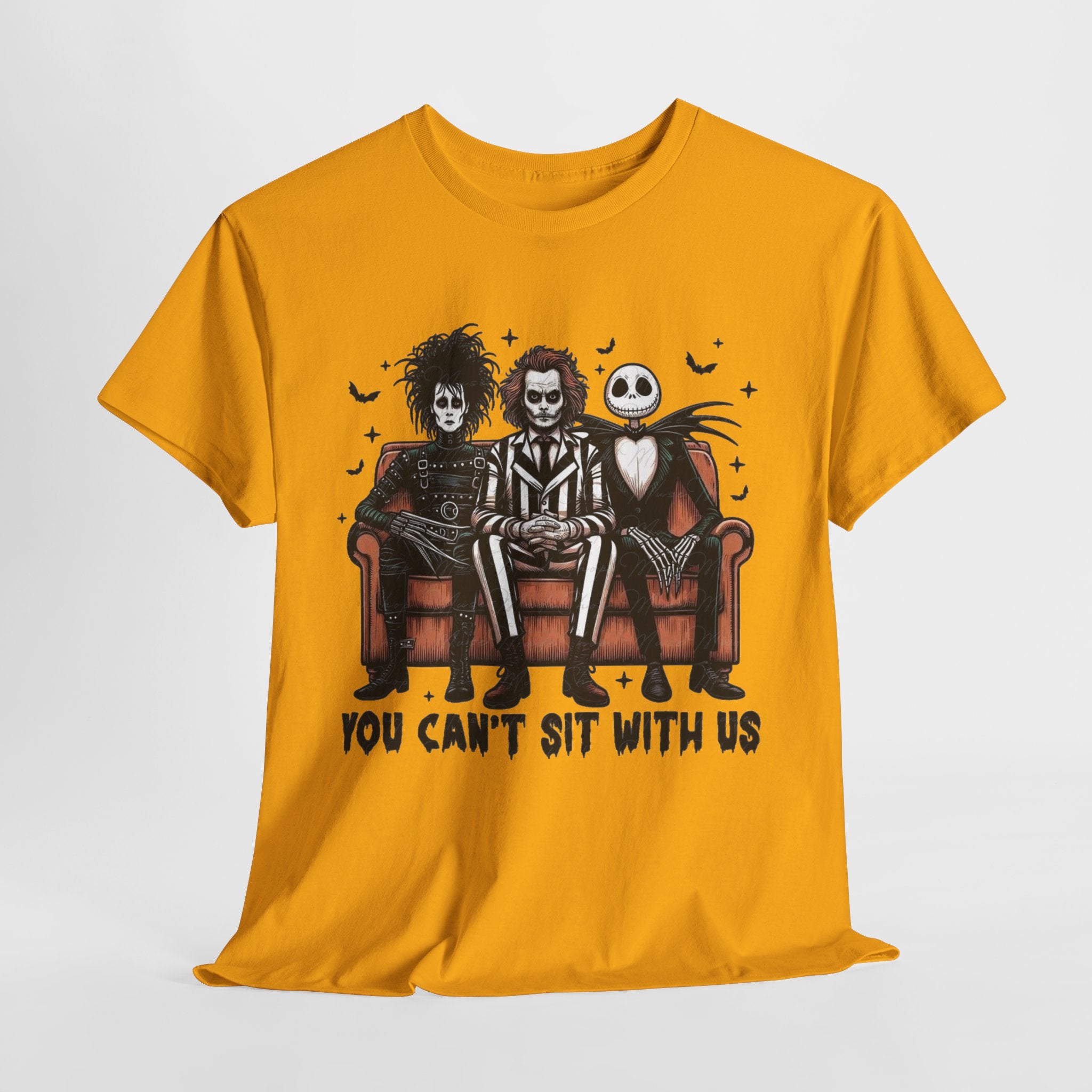 Johnny Depp Graphic Tee — 'You Can't Sit With Us' Halloween Horror Trio T-Shirt