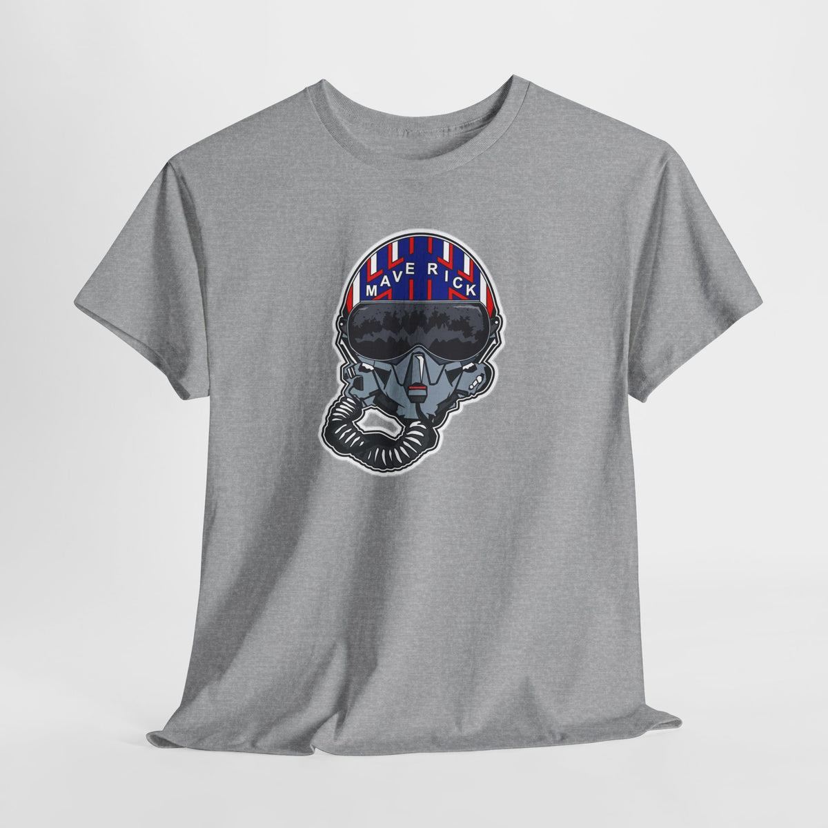 Skull Pilgrim Tee — Retro Striped 'Maverick' Helmet Graphic Shirt