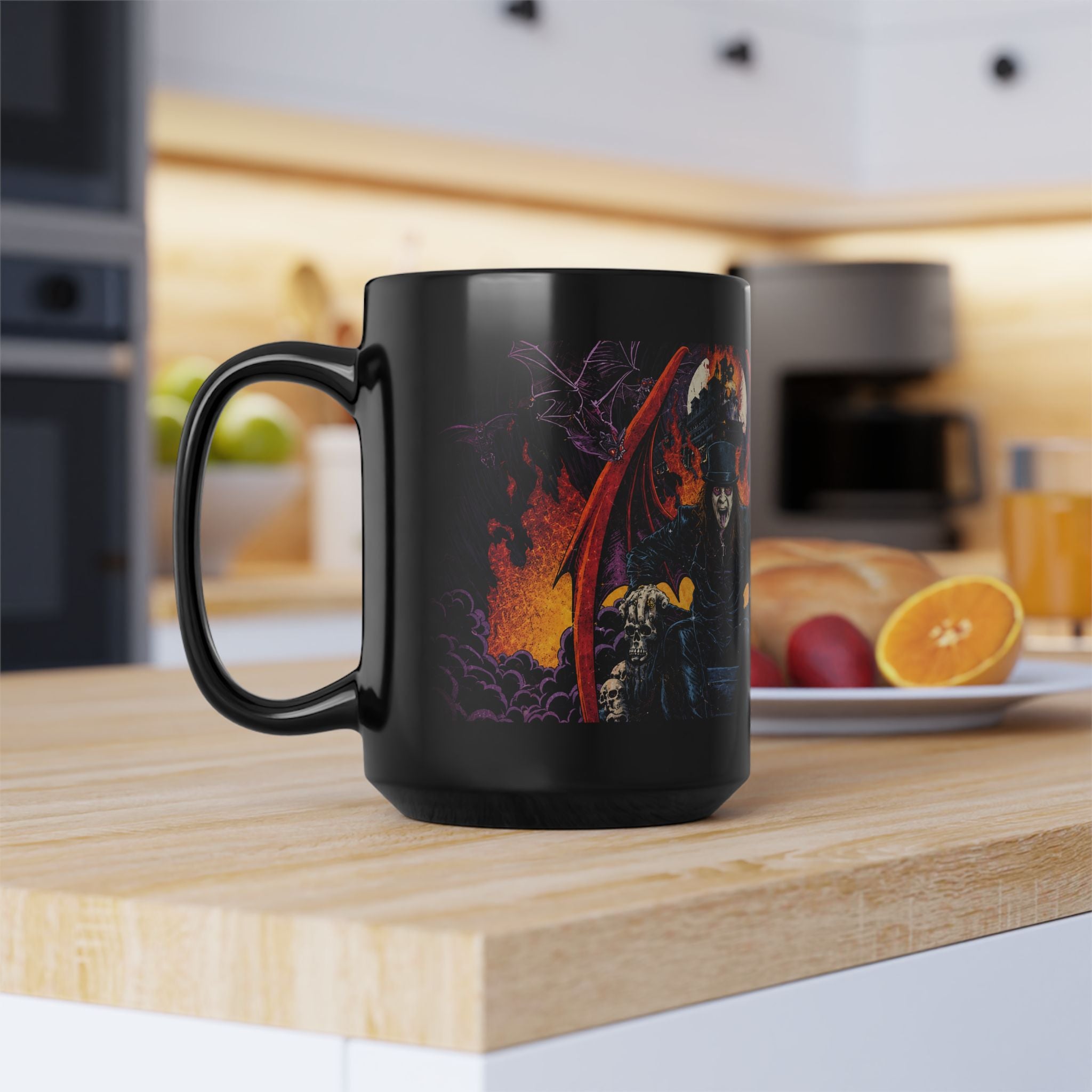 Ozzy Osbourne "Prince of Darkness" Black Mug — Rock Band Coffee Cup