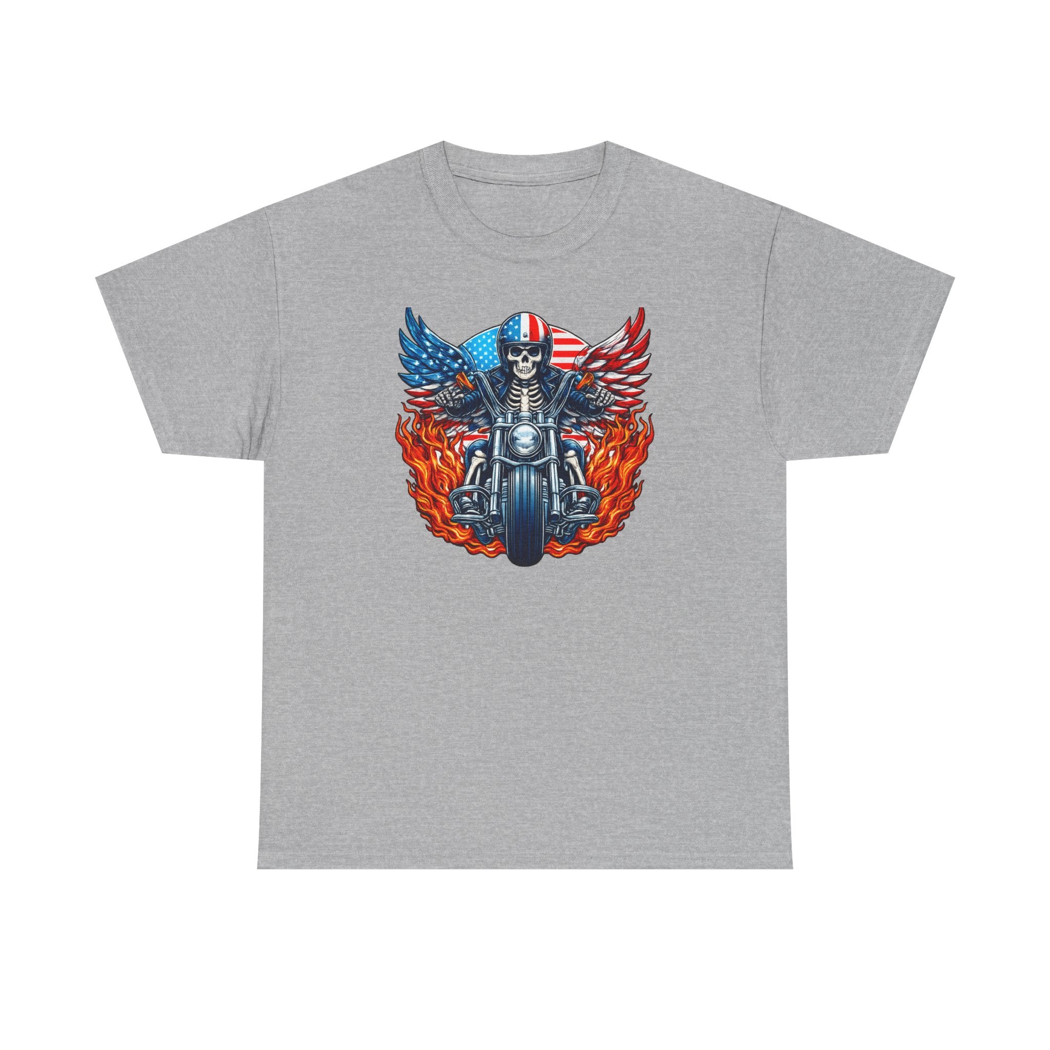 Biker Skull Motorcycle Tee — Sons of Tradition Archangels Chapter Graphic Shirt