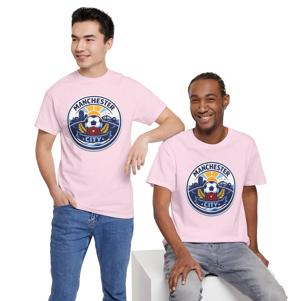 Manchester City Unofficial Soccer Logo T-Shirt — Football Fan Tee